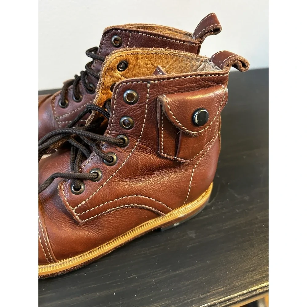 Mikoleon Heirloom Classic Leather Boots Luxe Tan Size Youth Euro 26 US‎ 9.5
